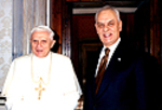 L'incontro con Papa Benedetto XVI