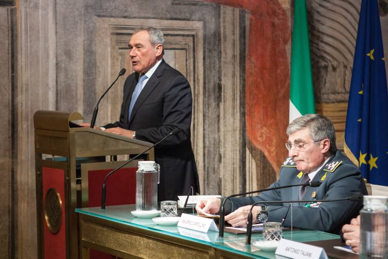 Il Presidente Grasso pronuncia il discorso di apertura al Convegno 