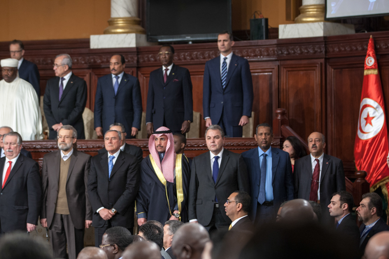 Un momento della Sessione straordinaria dell'Assemblea Nazionale Costituente nell'Aula di Palazzo Bardo