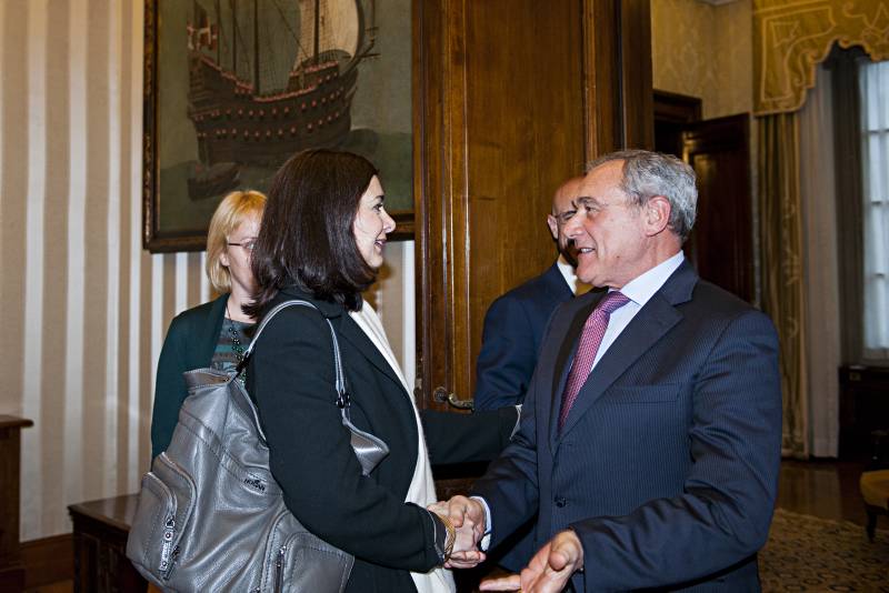 Il Presidente Pietro Grasso incontra la Presidente Laura Boldrini