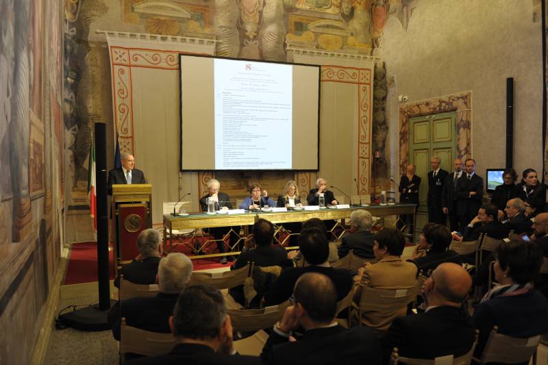 Un'immagine della sala durante il convegno