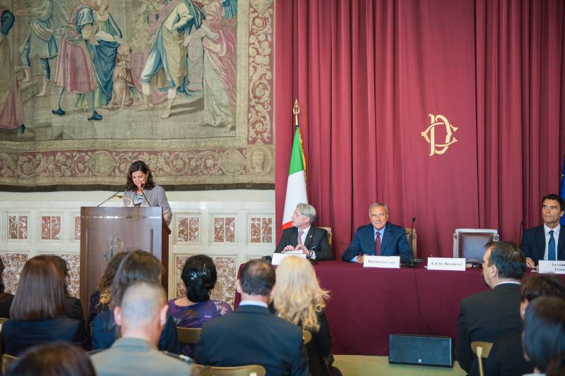 La Presidente Boldrini apre i lavori del convegno