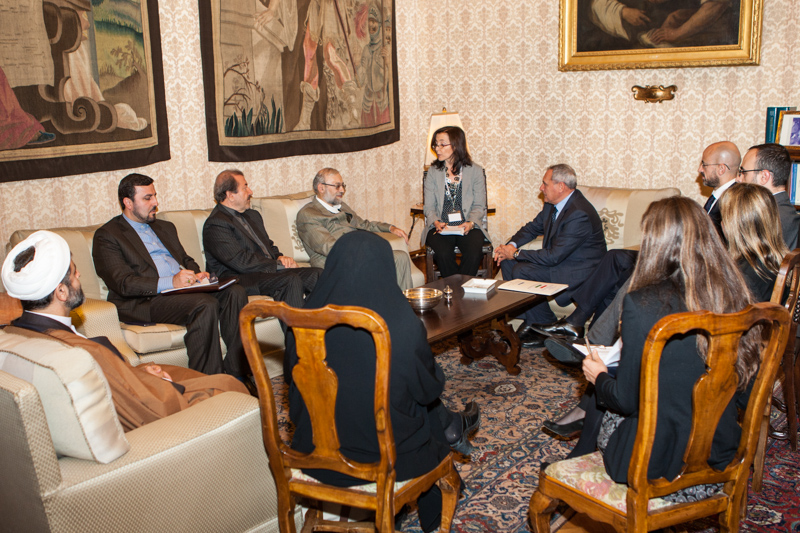 L'incontro del Presidente Grasso con la delegazione al seguito del Segretario generale del Consiglio per i diritti umani della Repubblica Islamica dell'Iran