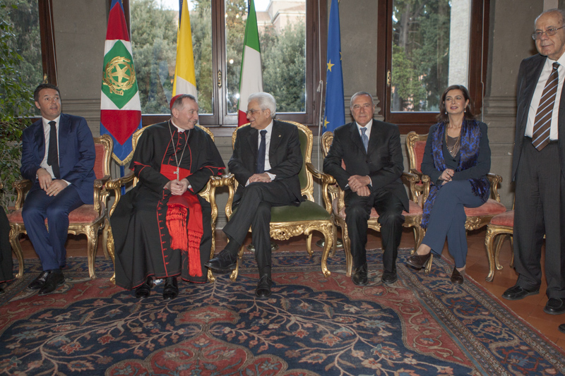 Cerimonia in occasione dell'anniversario della firma dei Patti Lateranensi e dell'accordo di revisione del Concordato (Ambasciata d'Italia presso la Santa Sede)