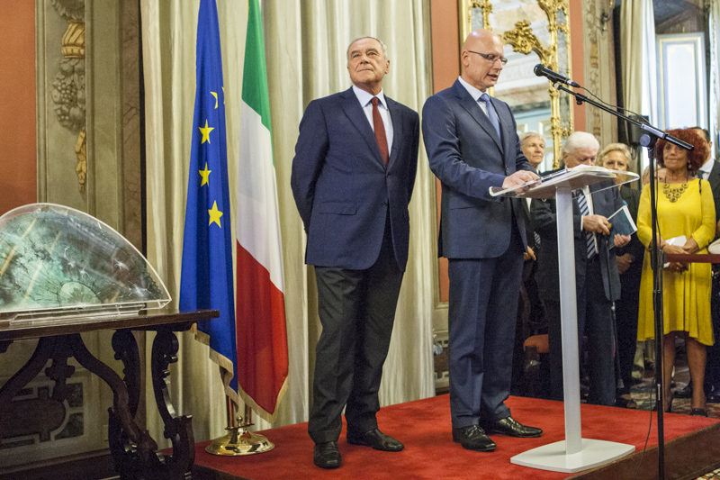 Il Presidente Grasso incontra l'Associazione Stampa Parlamentare per la tradizionale 