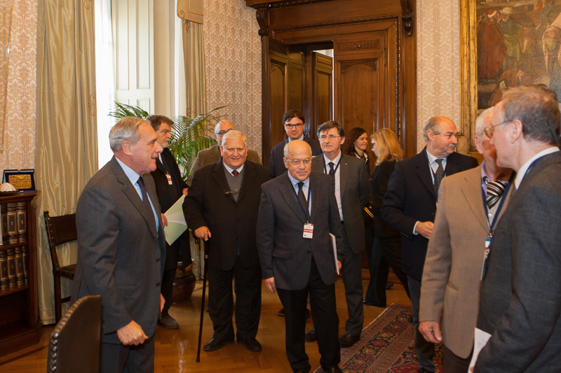 Il Presidente Grasso riceve una delegazione di sindacati e associazioni.