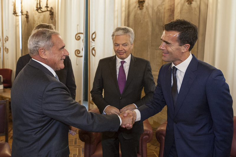 Il Signor Presidente incontra Sandro Gozi, Sottosegretario di Stato alla Presidenza del Consiglio dei Ministri, con delega agli Affari Europei.
