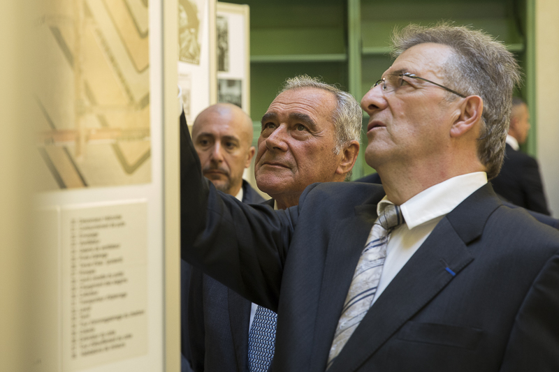Il Presidente Grasso visita la mostra 