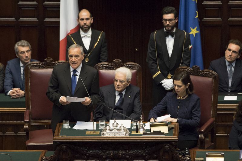 Intervento del Presidente del Senato della Repubblica, Pietro Grasso.