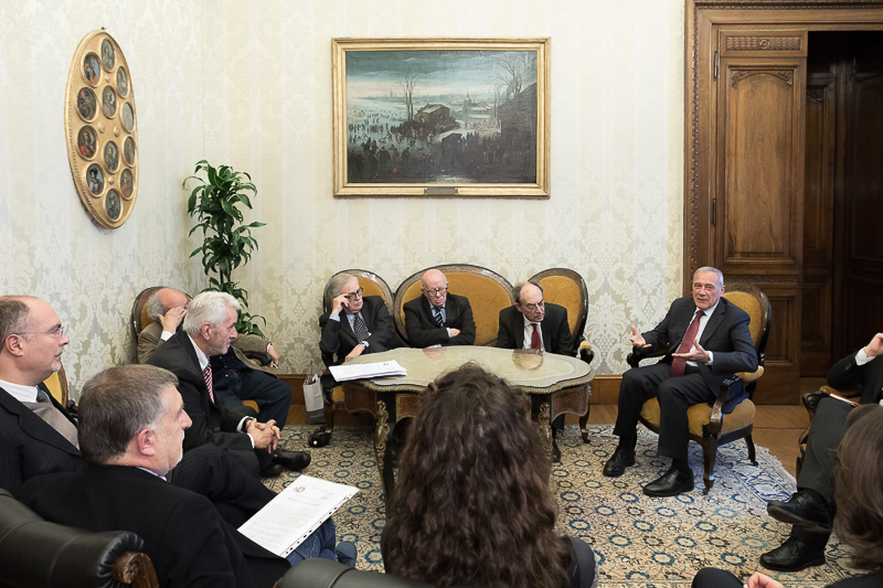 Il Presidente Grasso incontra i rappresentanti del 