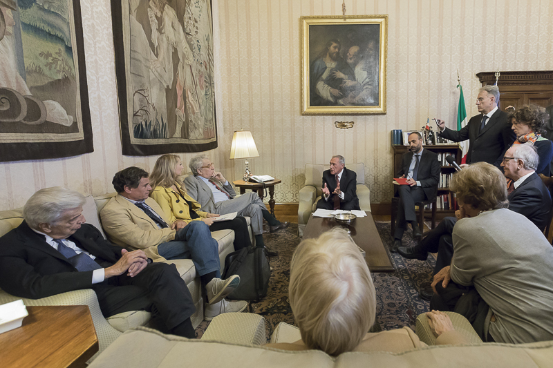 Il Presidente Grasso incontra alcuni firmatari dell'appello 