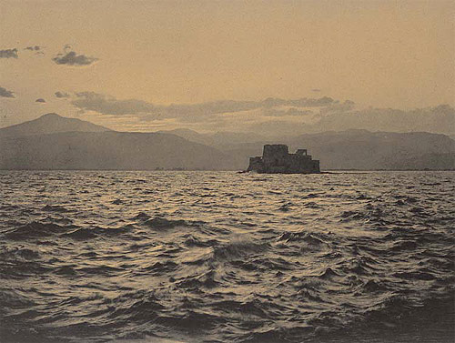 Lisolotto di Bourdzi nel golfo di Nauplia, 1910