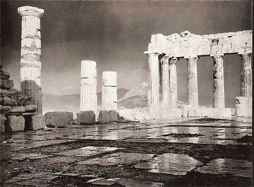 Partenone. Veduta interna, 1907