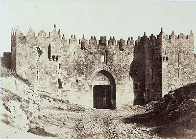 Gerusalemme. Porta di Damasco, 1854