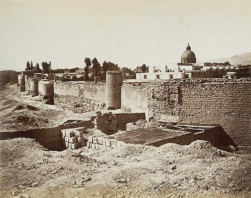 Le mura di Damasco, 1875 ca.