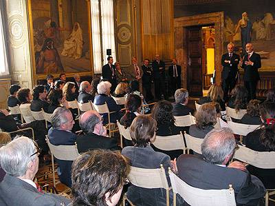 La cerimonia di conegna del premio Giuditta Nanci