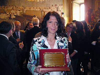 La cerimonia di conegna del premio Giuditta Nanci