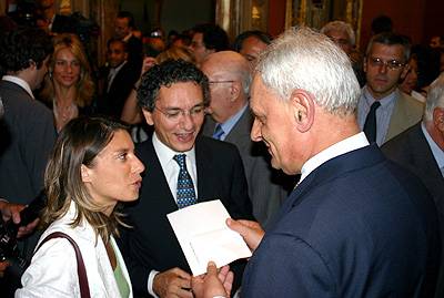 Il Presidente del Senato a colloquio con la vincitrice del Premio Ettore Tito