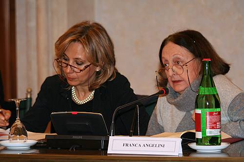La senatrice Cinzia Dato e Franca Angelini