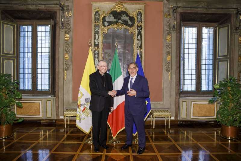 Il Presidente del Senato con S.E. Cardinale Parolin