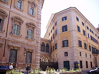 Facciata di Palazzo Madama e Palazzo Carpegna