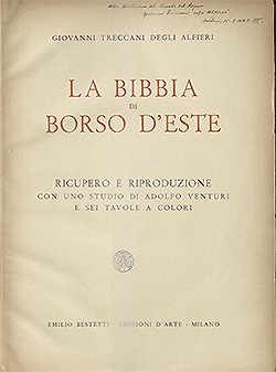 La copertina del libro di Giovanni Treccani