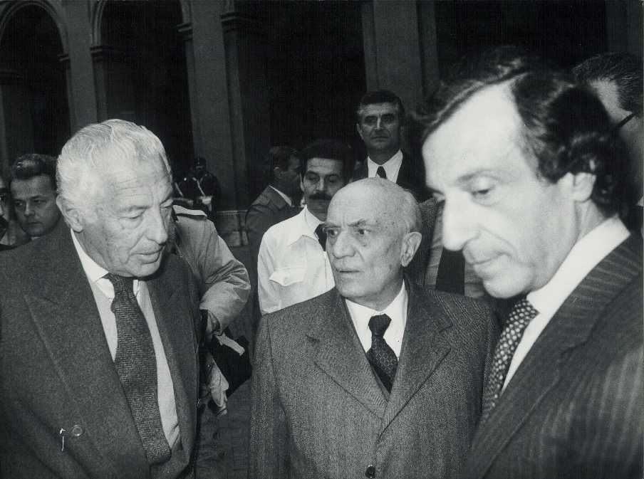 Giovanni Agnelli con Amintore Fanfani