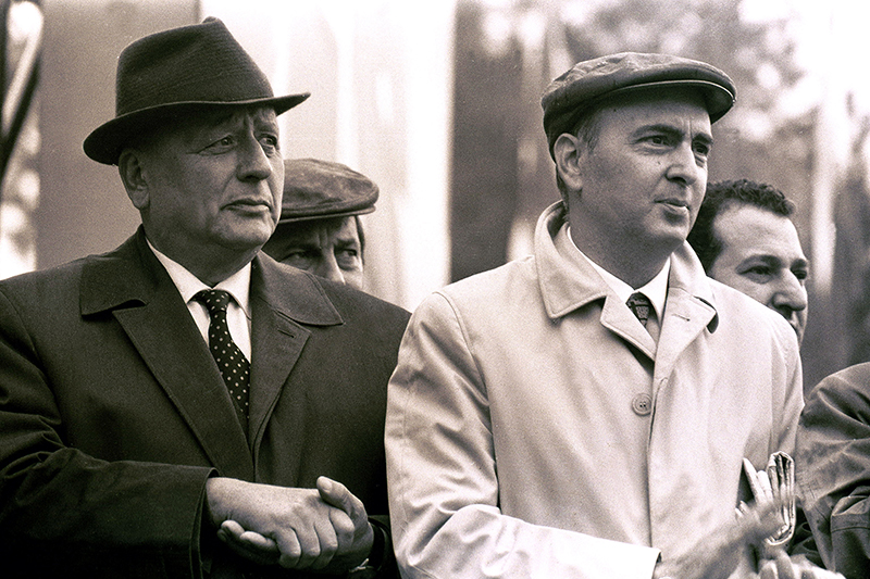 Giorgio Amendola con Giorgio Napolitano