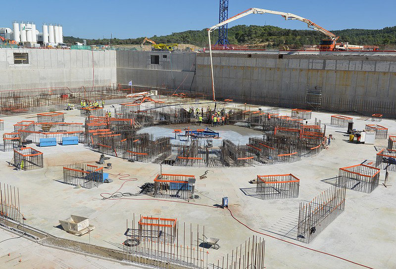 L'impianto ITER in costruzione