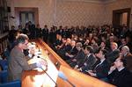 Una immagine della Sala durante la conferenza stampa<br />
21 dicembre 2005