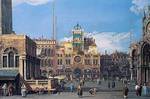 KANSAS CITY (Texas), The Nelson-Atkins Museum of Art della Salute<br />
Canaletto, Venezia: Piazza San Marco verso nord, con la Torre dell'Orologio<br />
Olio su tela, 53 x 70.5 cm