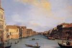FIRENZE, Galleria degli Uffizi<br />
Venezia: il Canal Grande dal palazzo Balbi fino al Ponte di Rialto<br />
Olio su tela, 45 x 73 cm