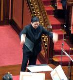 Il maestro Long Yu dirige la China Philharmonic Orchestra nell'Aula del Senato