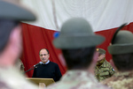 Il Presidente Schifani saluta le truppe a Herat.