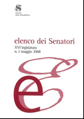 Elenco dei Senatori, XVI legislatura, n.2