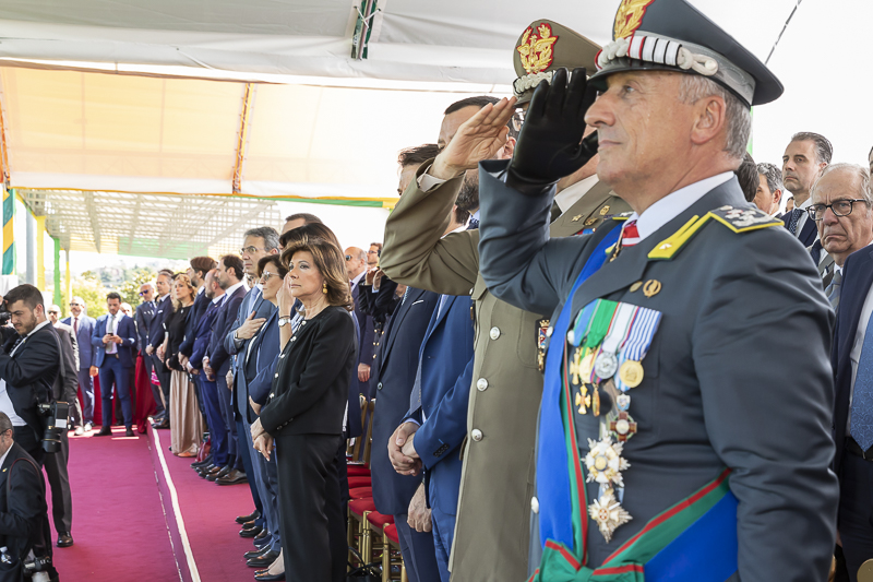 Un momento della cerimonia.