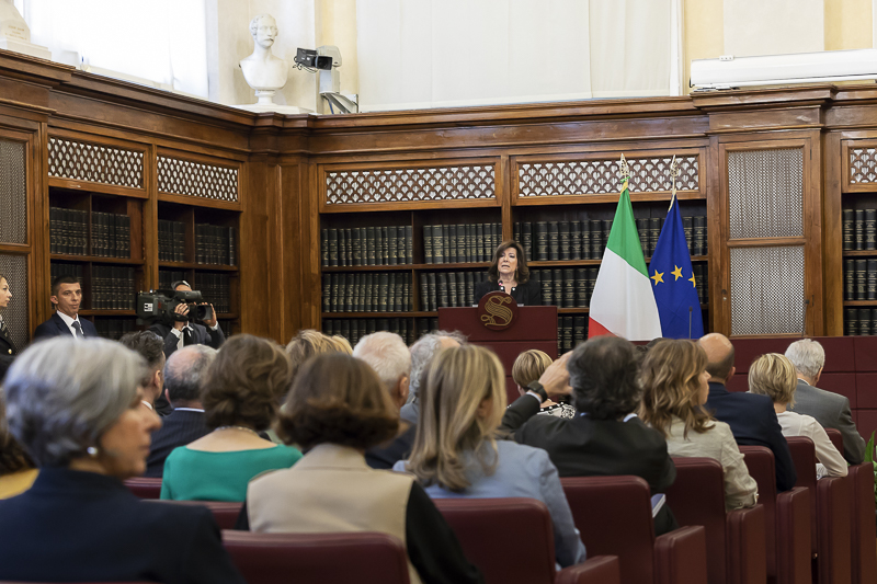 Indirizzo di saluto del Presidente del Senato, Maria Elisabetta Alberti Casellati.