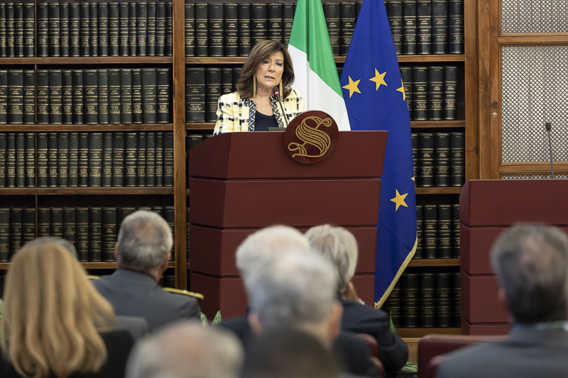 Indirizzo di saluto del Presidente del Senato, Maria Elisabetta Alberti Casellati. Indirizzo di saluto del Presidente del Senato, Maria Elisabetta Alberti Casellati.