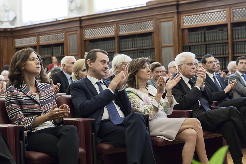 Un momento della cerimonia.