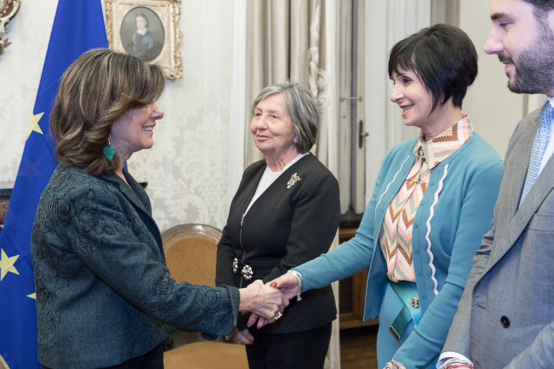 Il Presidente del Senato, Maria Elisabetta Alberti Casellati, incontra i familiari delle vittime della strage di Nassiriya.