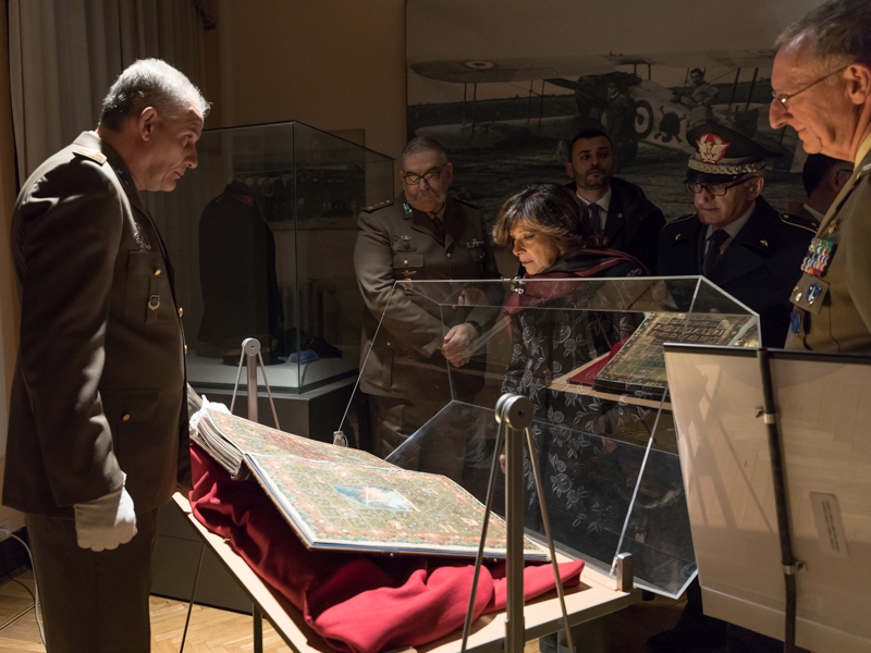 Il Presidente del Senato della Repubblica, Maria Elisabetta Alberti Casellati, visita il Museo della Terza Armata di Padova.