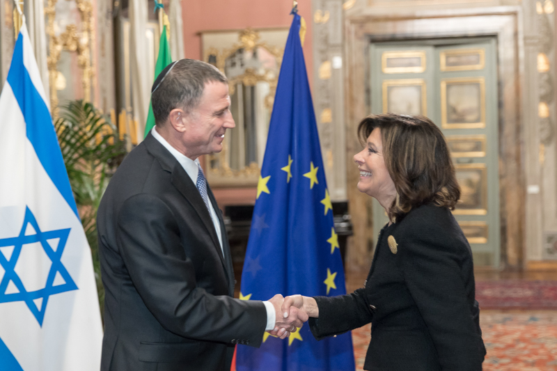 Il Presidente del Senato della Repubblica, Maria Elisabetta Alberti Casellati, incontra il Presidente del Parlamento Israeliano (Knesset) Yuli-Yoel Edelstein.