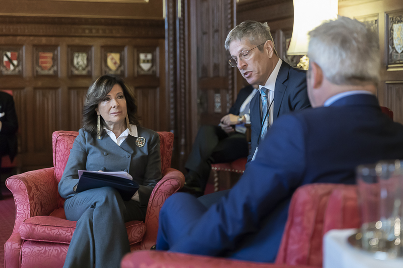 Il Presidente del Senato, Maria Elisabetta Alberti Casellati, incontra lo Speaker della Camera dei Comuni, Rt Hon John Bercow MP.