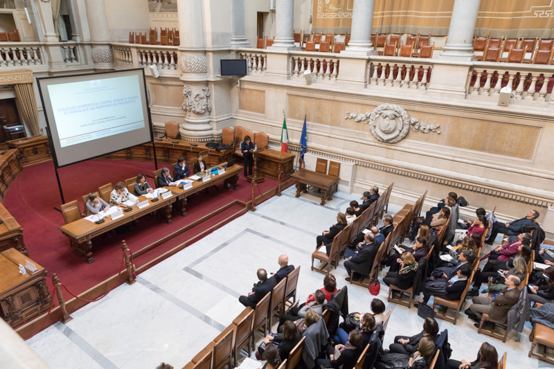 Il Presidente del Senato della Repubblica, Maria Elisabetta Alberti Casellati, interviene al convegno nell'Aula 