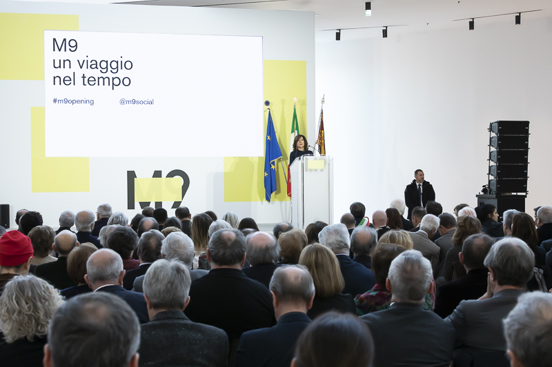 Mestre. Intervento del Presidente del Senato, Maria Elisabetta Alberti Casellati, nell'aula-laboratorio del Museo M9.