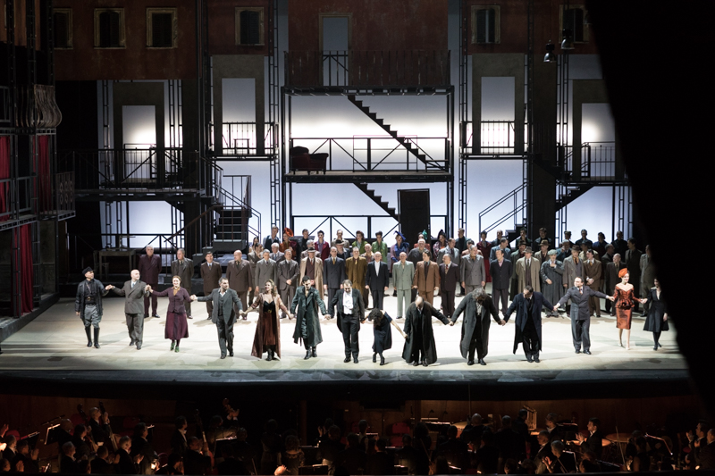 Il Presidente del Senato della Repubblica, Maria Elisabetta Alberti Casellati, assiste alla prima rappresentazione del 