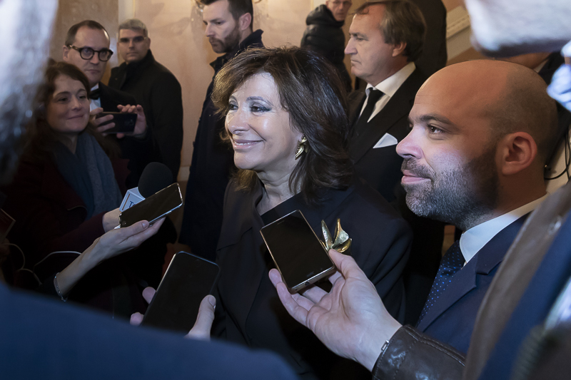 Il Presidente del Senato, Maria Elisabetta Alberti Casellati, incontra la stampa.
