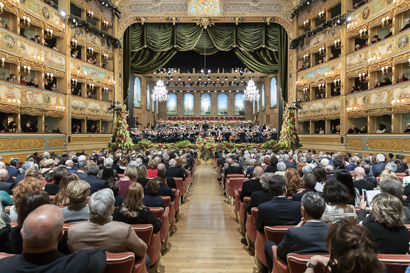 Un momento del Concerto di Capodanno. Un momento del Concerto di Capodanno.