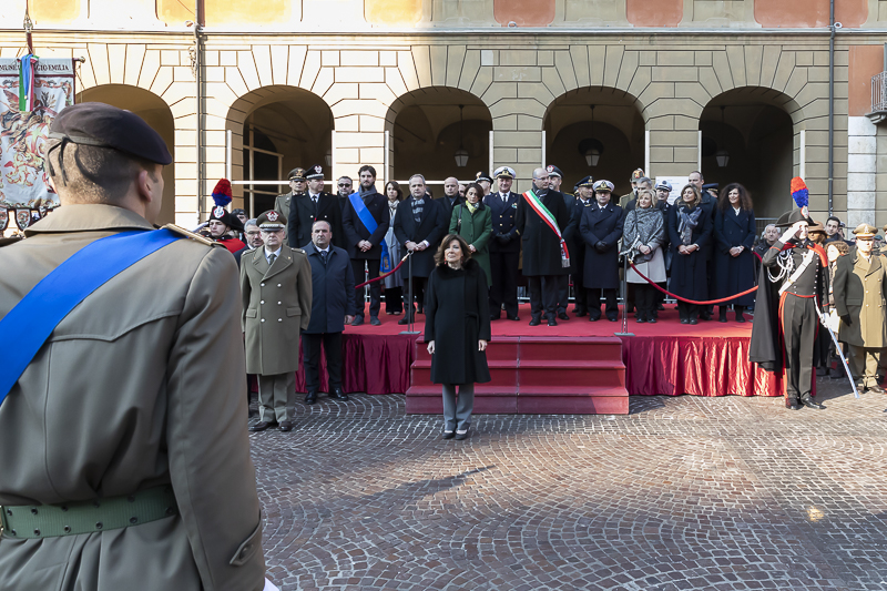 Un momento della cerimonia.