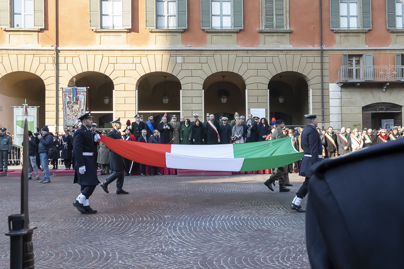 Un momento della cerimonia.